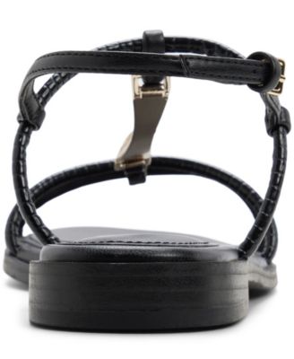 Women's Ebaeryn Square T-Strap Flat Sandals