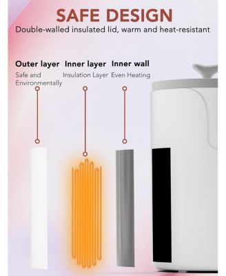 20L Heated Towel Bucket with Fragrance Tray - Warmer for Bathrobes, Blankets & Towels in Bathroom, Gym & Home