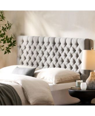 Bierman Headboard Contemporary Style, Plush Upholstery, Easy Assembly