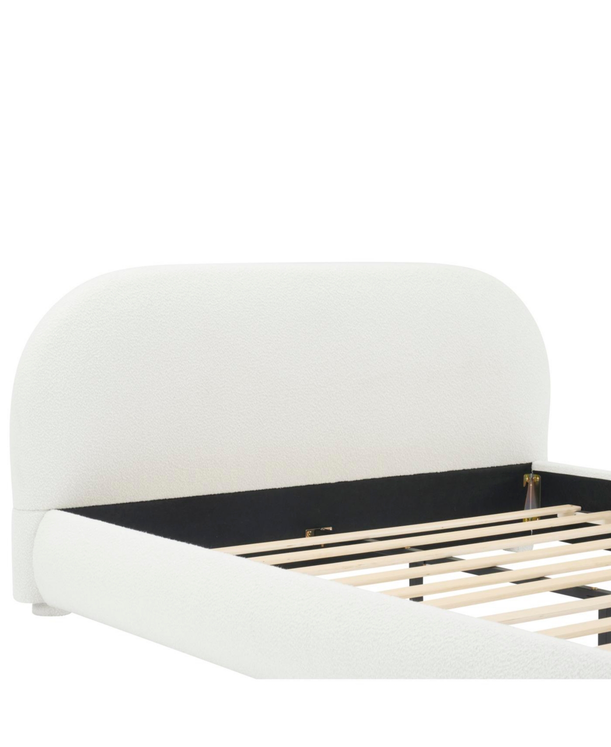 Streamdale Furniture Velvet Soft Bed - Light Luxury Queen Bed