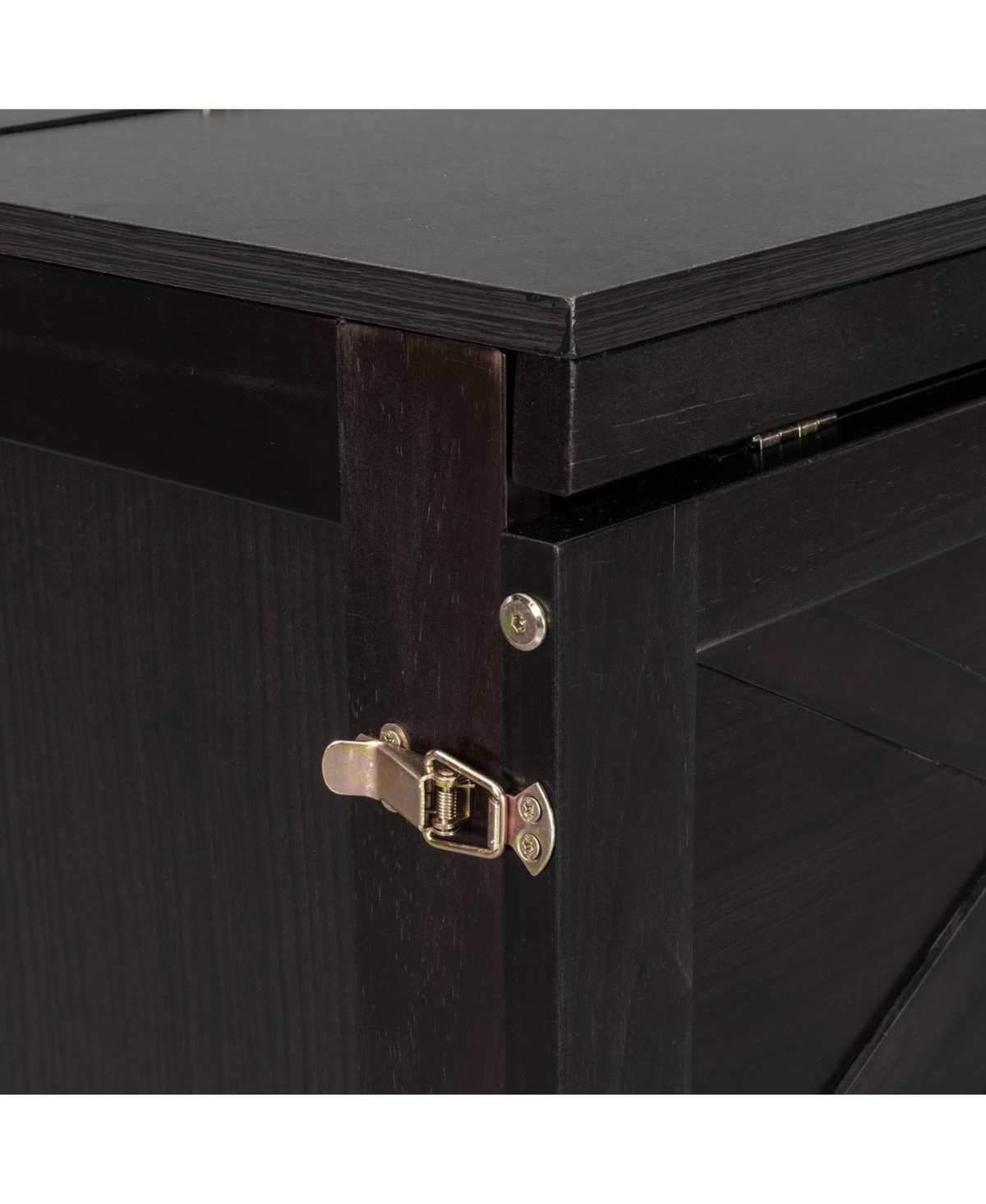 Streamdale Furniture Queen Murphy Bed with Large Drawers and Usb, Brushed Gray