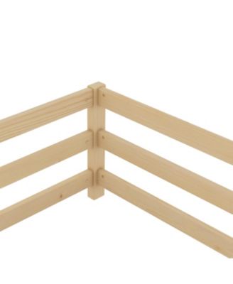 Montessori Floor Bed with Fence