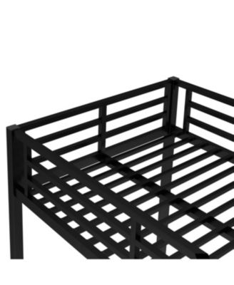 Metal Twin XL over Twin XL Bunk Bed - Black