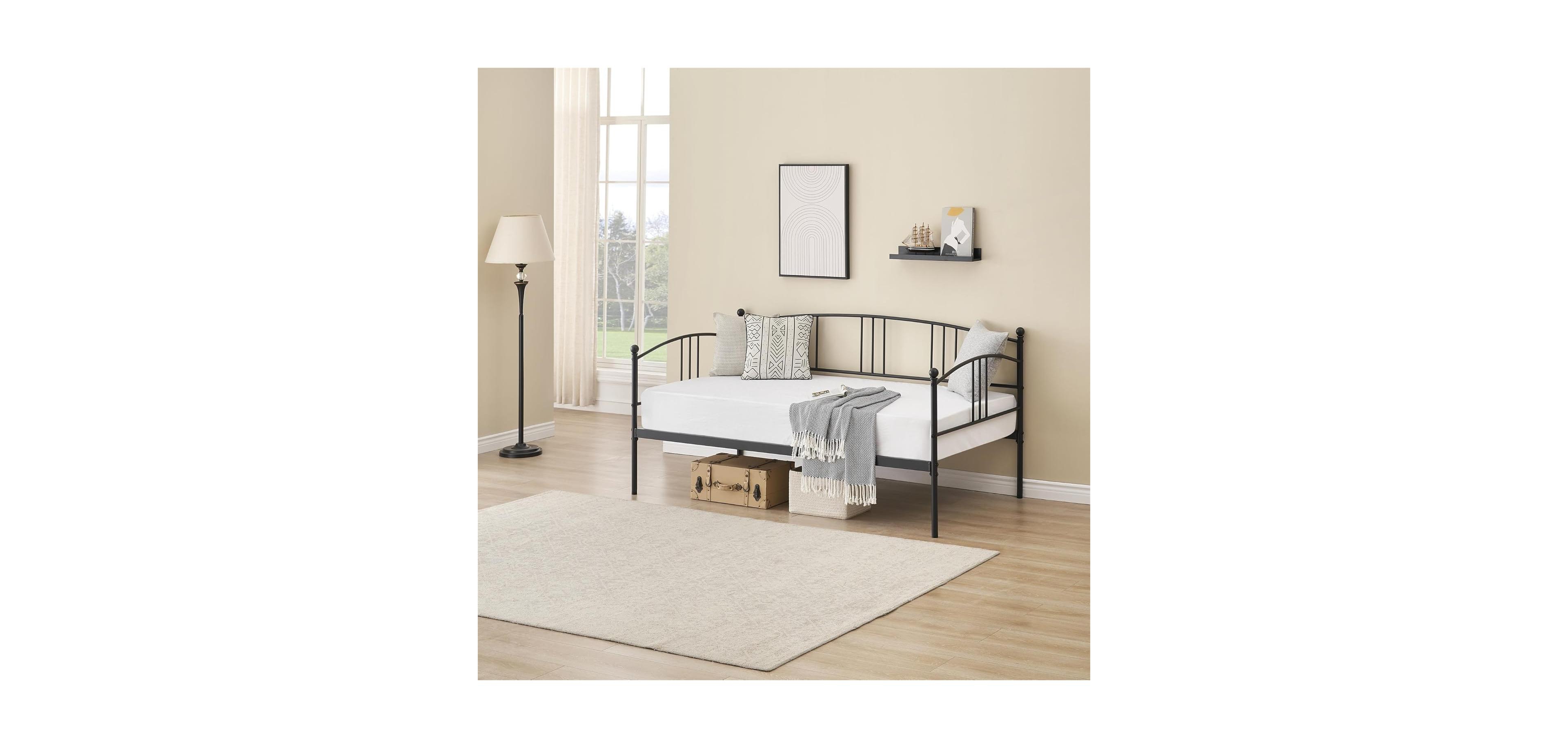 gaomon Easy Assembly Twin Daybed, Space Saving for Living Room, Guest Room – Daybed