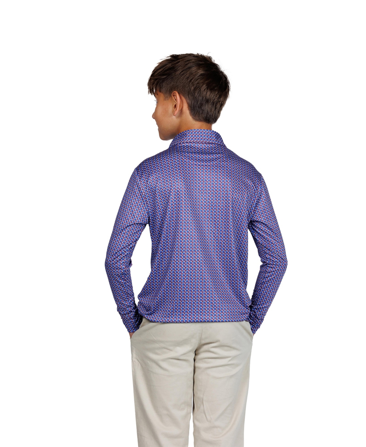 Tailorbyrd Boys Footballs Long Sleeve Performance Polo