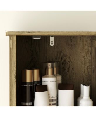 67" Tall Bathroom Storage Cabinet, Narrow Bathroom Cabinet