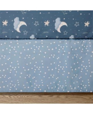 Crib Bedding Set for Baby Boys and Girls, Celestial Serenity, 3 Pieces