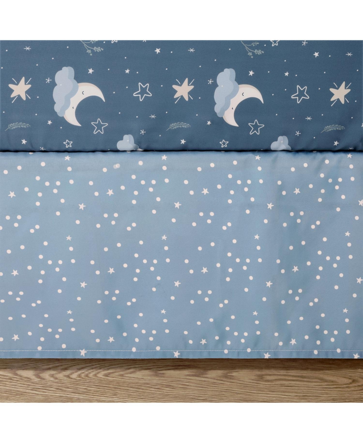 The Peanutshell Crib Bedding Set for Baby Boys and Girls, Celestial Serenity, 3 Pieces