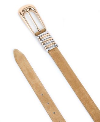 Metal Core Leather Belt