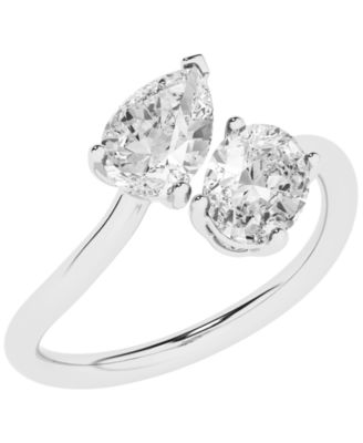 Lab Grown Diamond Ring (2 ct. t.w.) in 14k White Gold