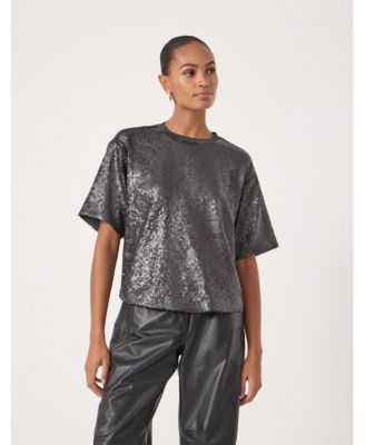 Women's Holly Matte Sequin T-Shirt