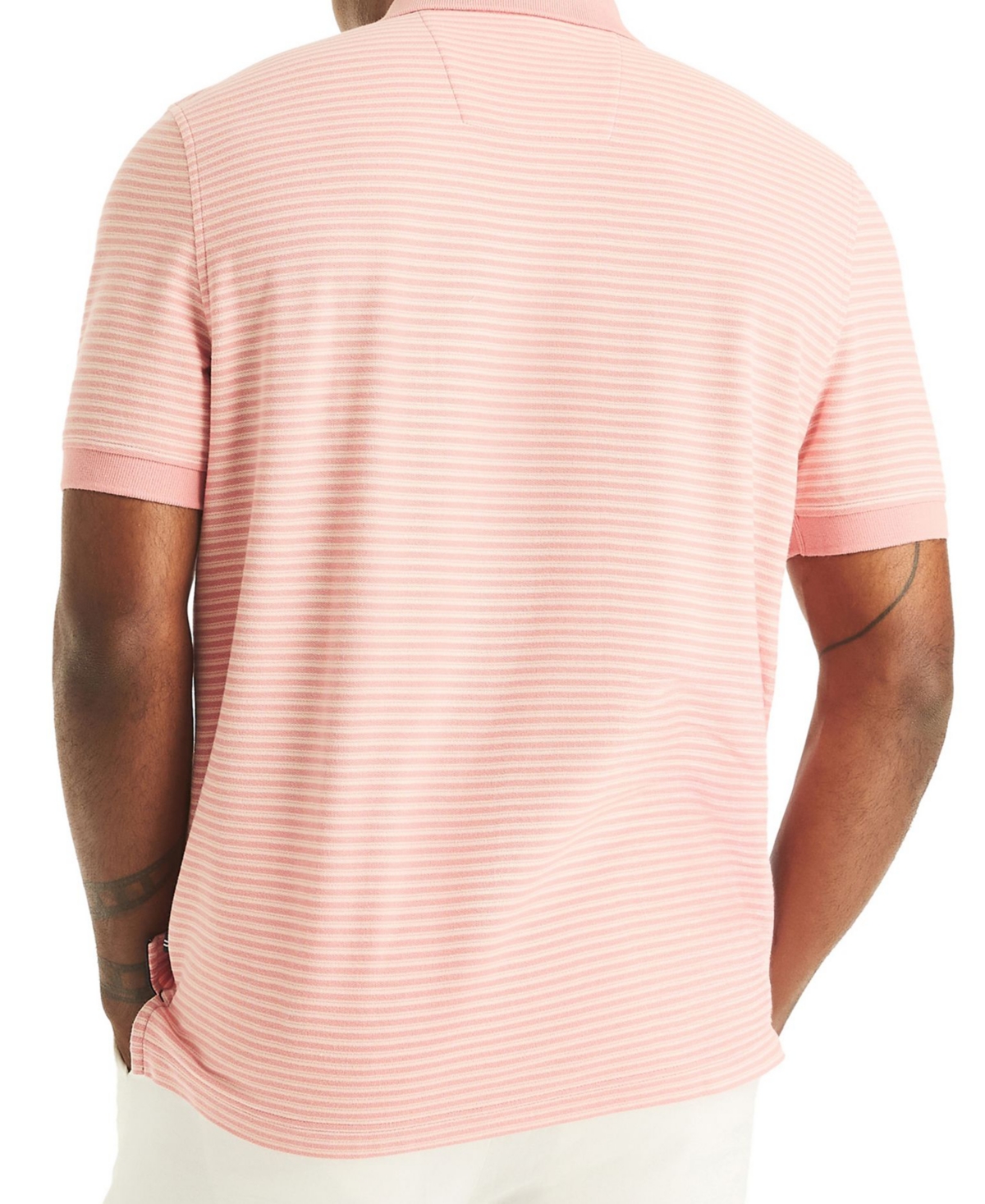 Nautica Men's Striped Classic-Fit Deck Polo Shirt