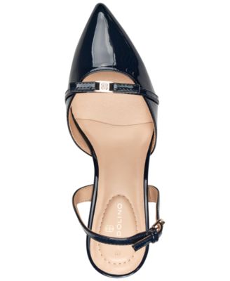 Women's Pracen Bow Slingback Kitten Heel Pumps