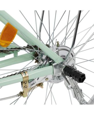 26-Inch Cruiser Bike for Family Rides, Low Step Frame with Passenger Seat & Footrests