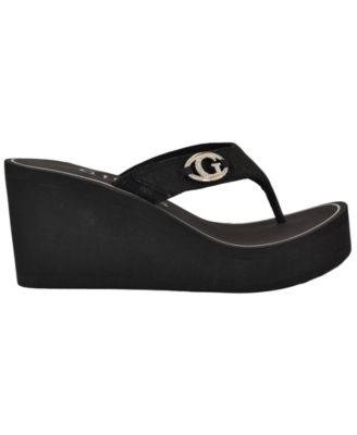 Women's Shai Embellished Logo EVA High Wedge Sandal