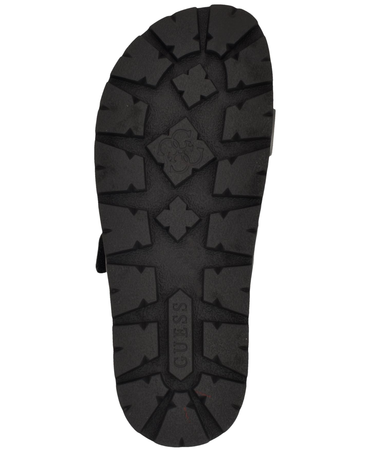 Женские сандалии GUESS Faxon Platform Lug Sole Footbed, цвет: Чёрный — фото 5
