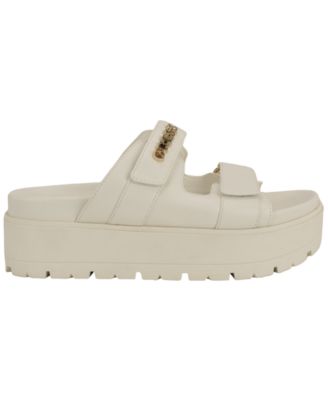 Womens Faxon Platform Lug Sole Footbed Sandals
