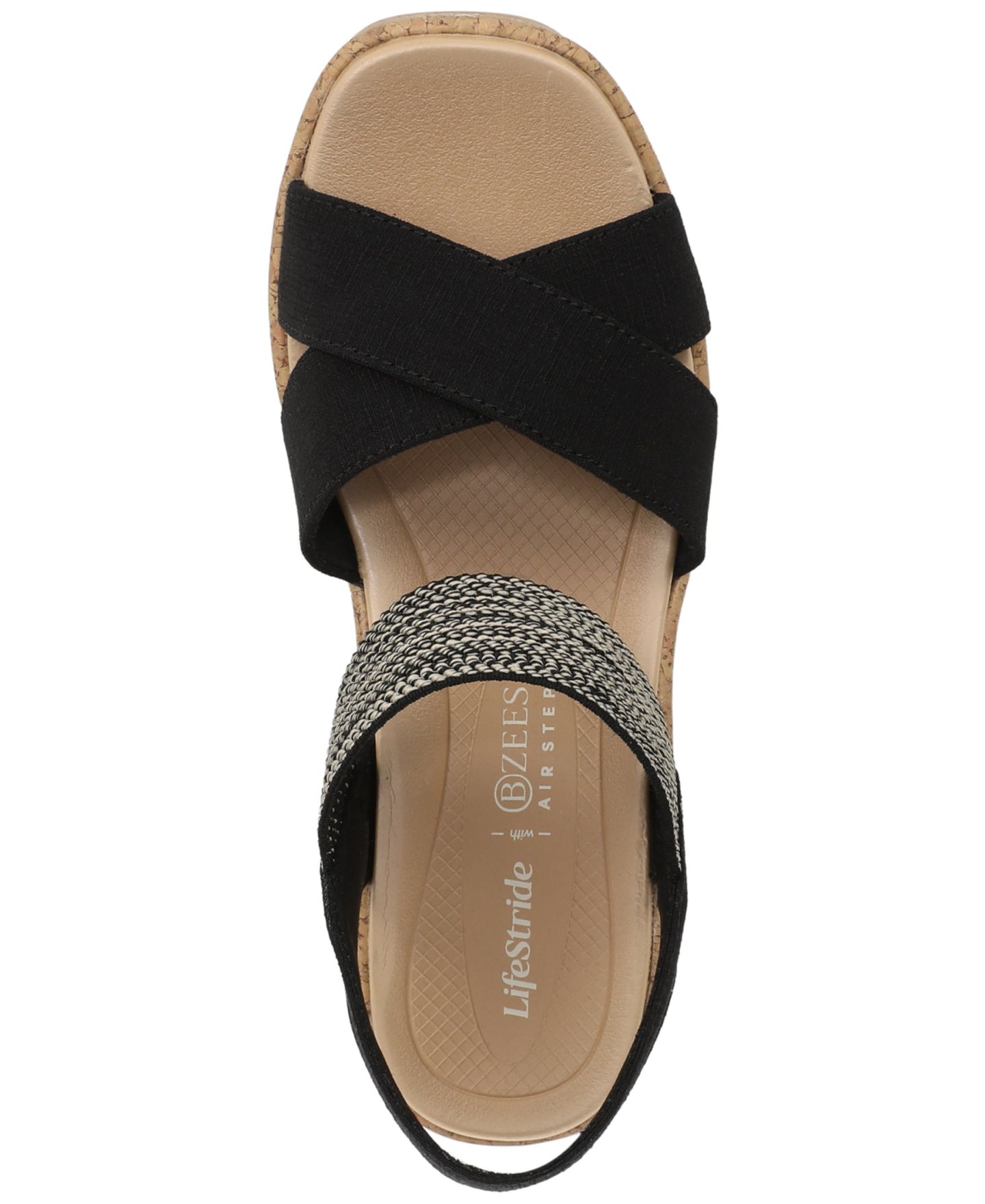 Женские сандалии LifeStride Verity Slingback, цвет: Чёрный разноцветный джинсовый — фото 4