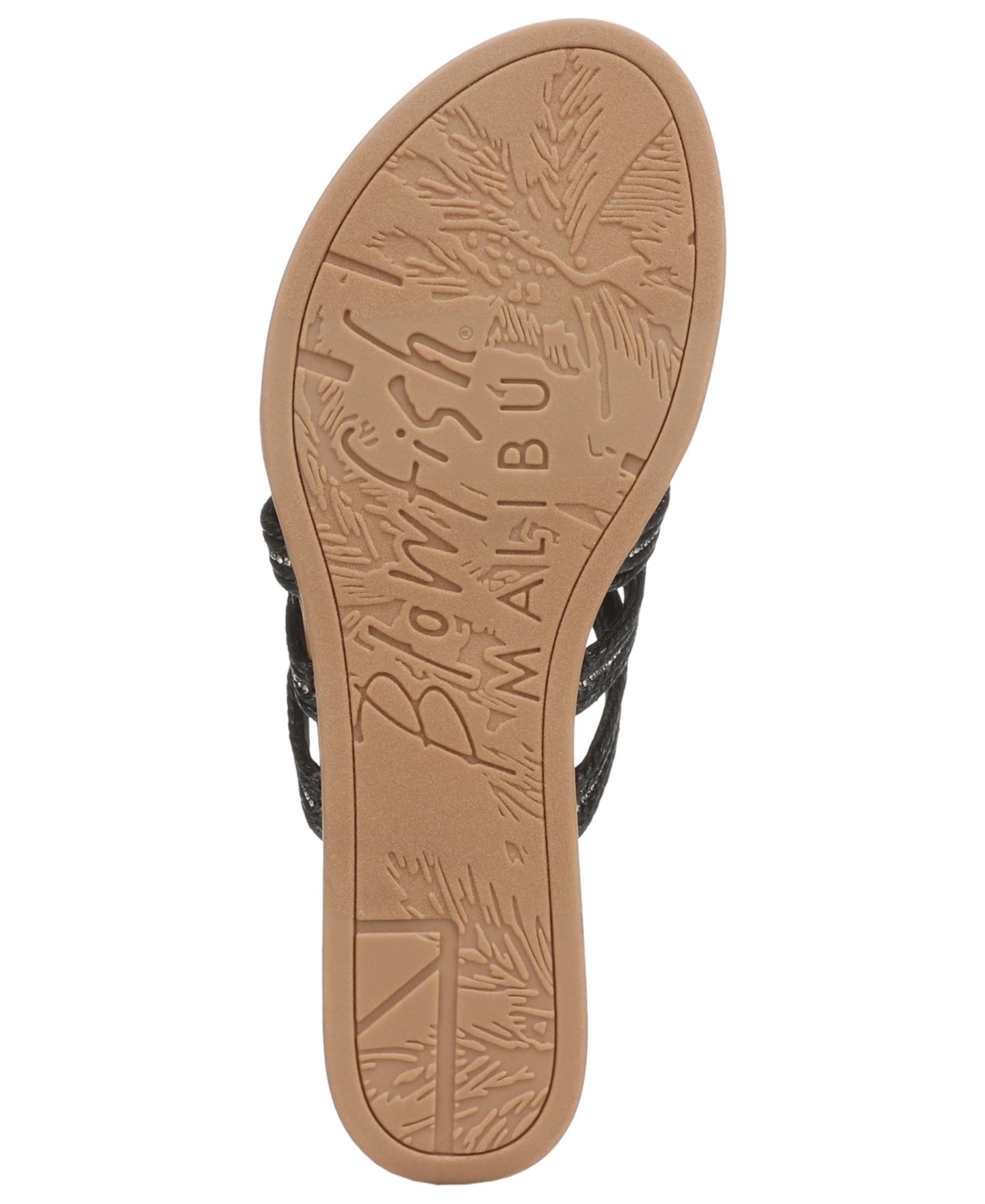 Женские сандалии Blowfish Malibu Addison 2 Slide, цвет: Чёрная искусственная кожа — фото 5