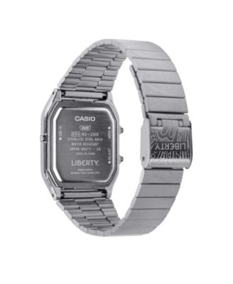 Unisex Japanese Quartz Liberty Limited Edition Silver-Tone Stainless Steel Watch, 29.8mm