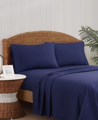 Embroidered Percale 200-Thread Count 5-Pc. Sheet Set, Split King