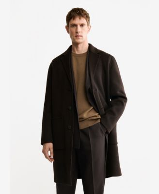 Men's Handmade Wool Coat