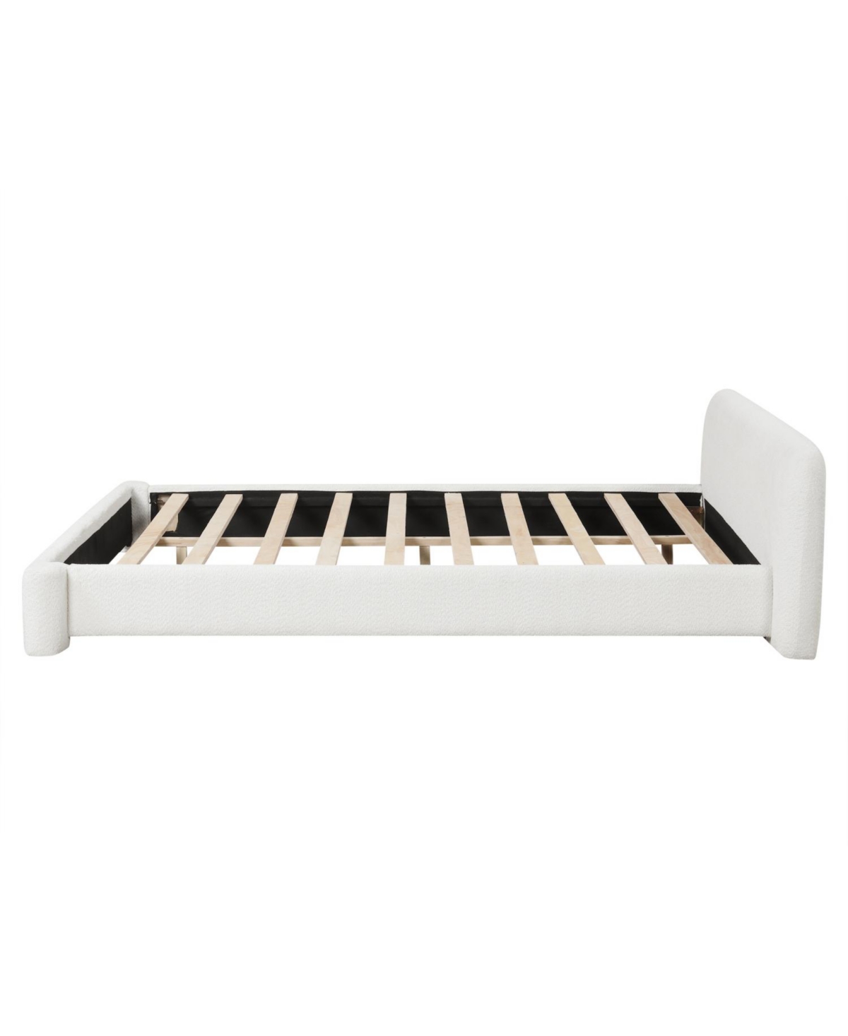 Streamdale Furniture Boucle Upholstered Bed - Modern & Durable