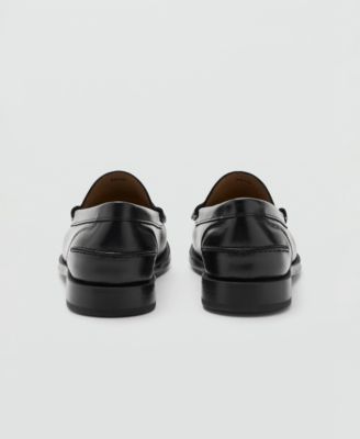 Men's Aged-Leather Loafers