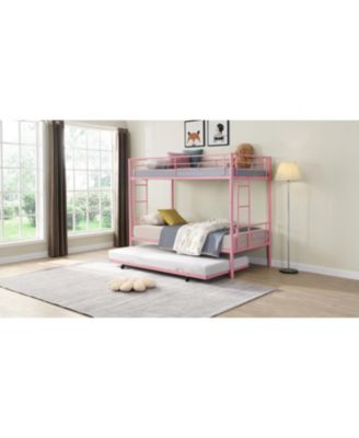  Metal Bunk Bed with trundle