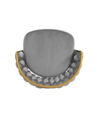 Streamdale Set of 2 Swivel Bar Stools with Woven Backrest and Gold Legs