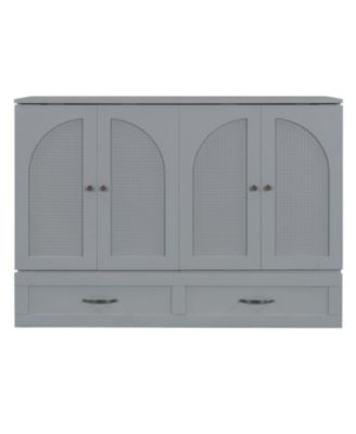 Full Size Murphy Bed with Large Drawers