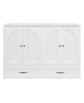 Full Size Murphy Bed with Large Drawers