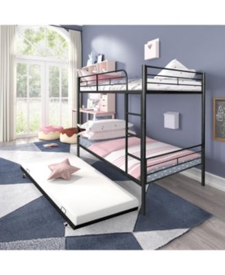 Separatable Bunk Bed with Trundle
