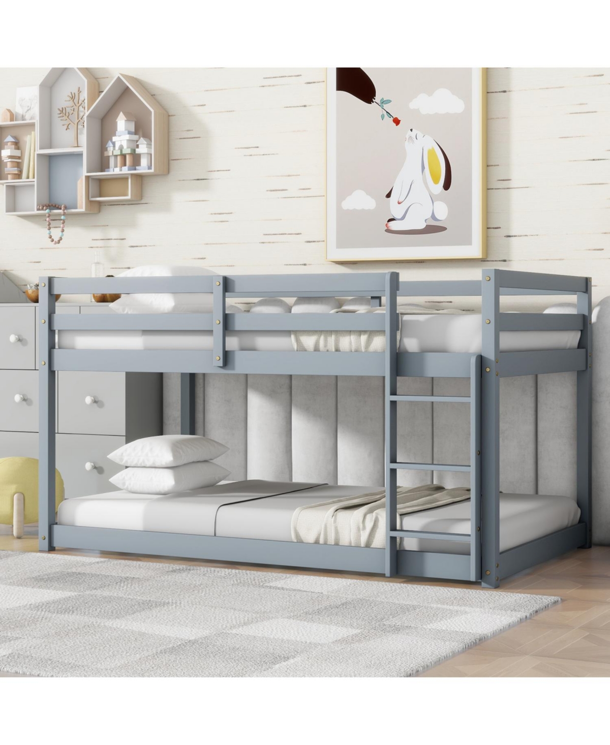 Streamdale Furniture Solid Wood Twin Bunk Bed
