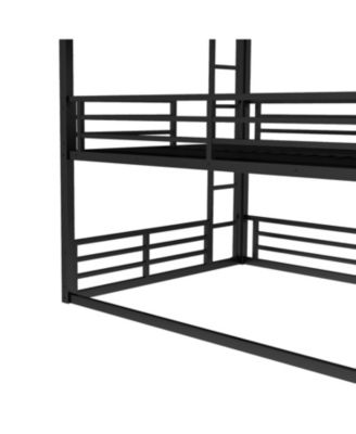 Triple Bunk Bed, Queen/Full XL/Queen, Metal