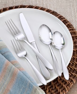 Mooncrest 65 Piece Everyday Flatware Set, Service For 12