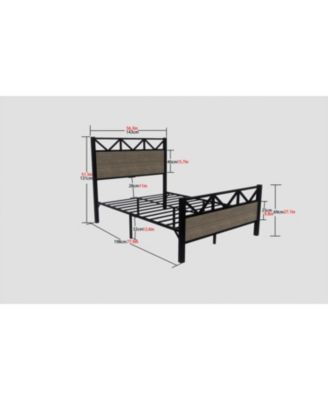 Full Size Bed Frame, Easy Assembly