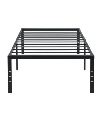 Twin Black Metal Bed Frame- Heavy Duty, Quiet, Easy Assembly