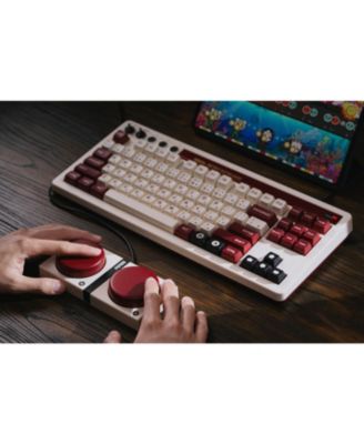 Retro Programmable Bluetooth Wireless Mechanical Gaming Keyboard - Fami Edition - 85HA01