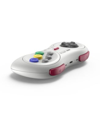 M30 2.4G Wireless Gamepad Controller for Sega Genesis Mini and Mega Drive Mini and Nintendo Switch - White