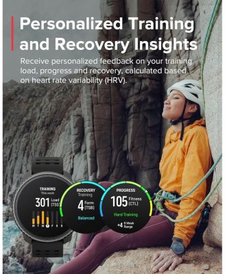 Vertical GPS Sports Watch with Sapphire Touchscreen, Heart Rate and Sleep Tracker