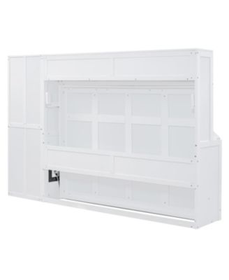 Streamdale Queen Murphy Bed with Closet & Drawers