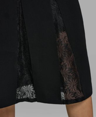 Women's Lace Inset Maxi Skirt