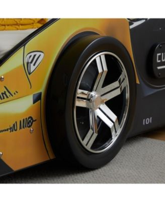 Cool Cartoon Car Bed - Kids' Racing Bed with Stylish Dog Design