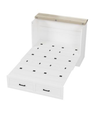 Farmhouse Murphy Bed with Charging & Storage