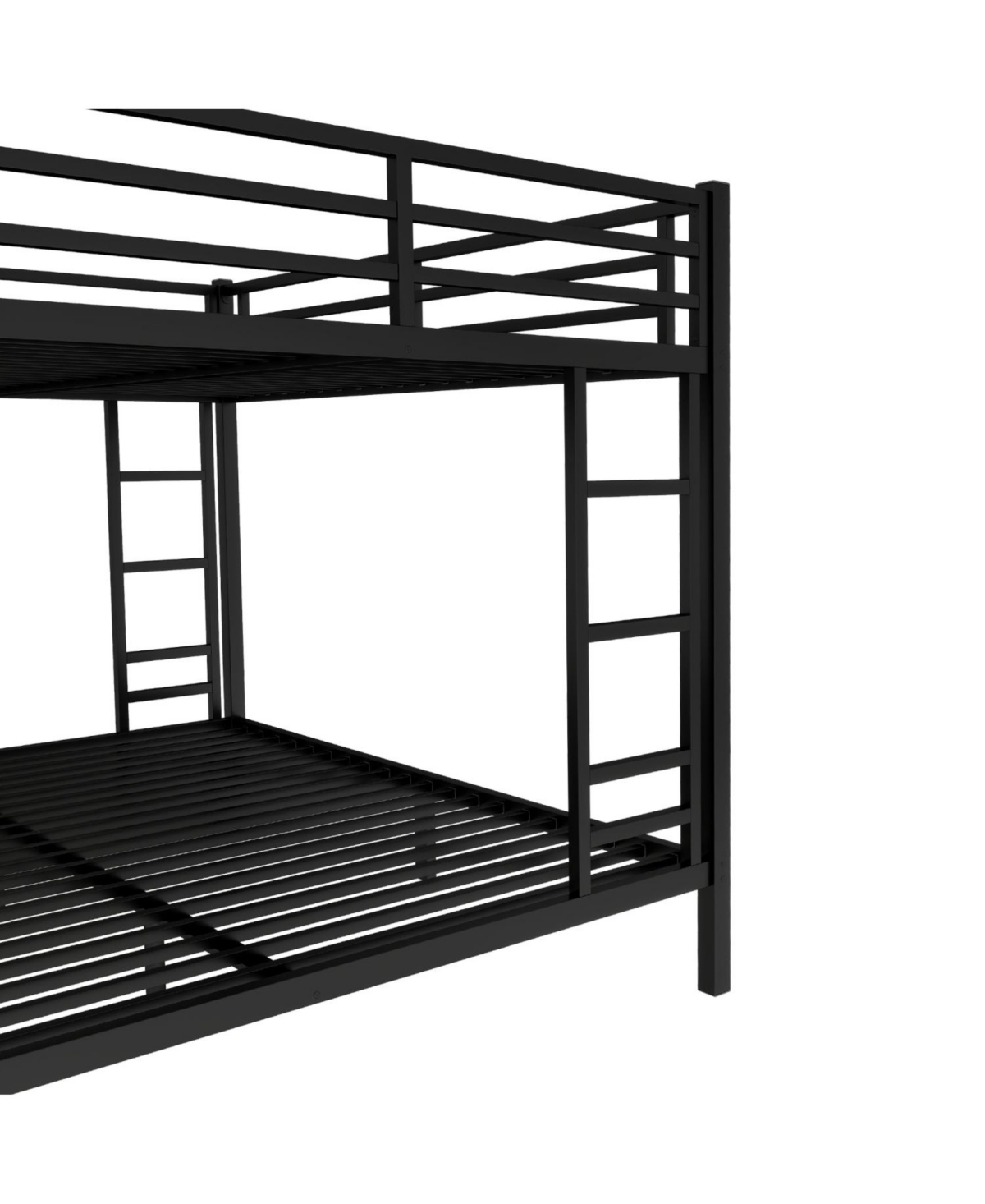 Streamdale Furniture Streamdale Metal Queen over King Bunk Bed, Space-Saving