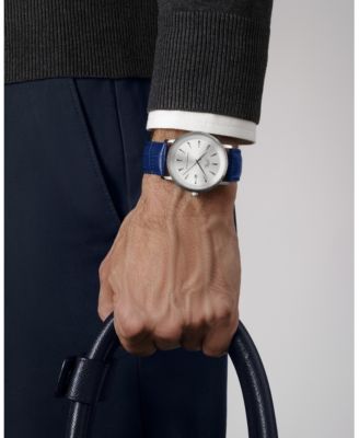 Men's Veritas 2 Genuine Leather Band Watch 1362BVEL