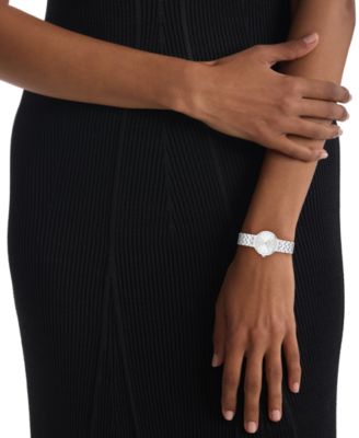 Women's Forme Silver Tone Stainless Steel Mesh Bracelet Watch, 26mm