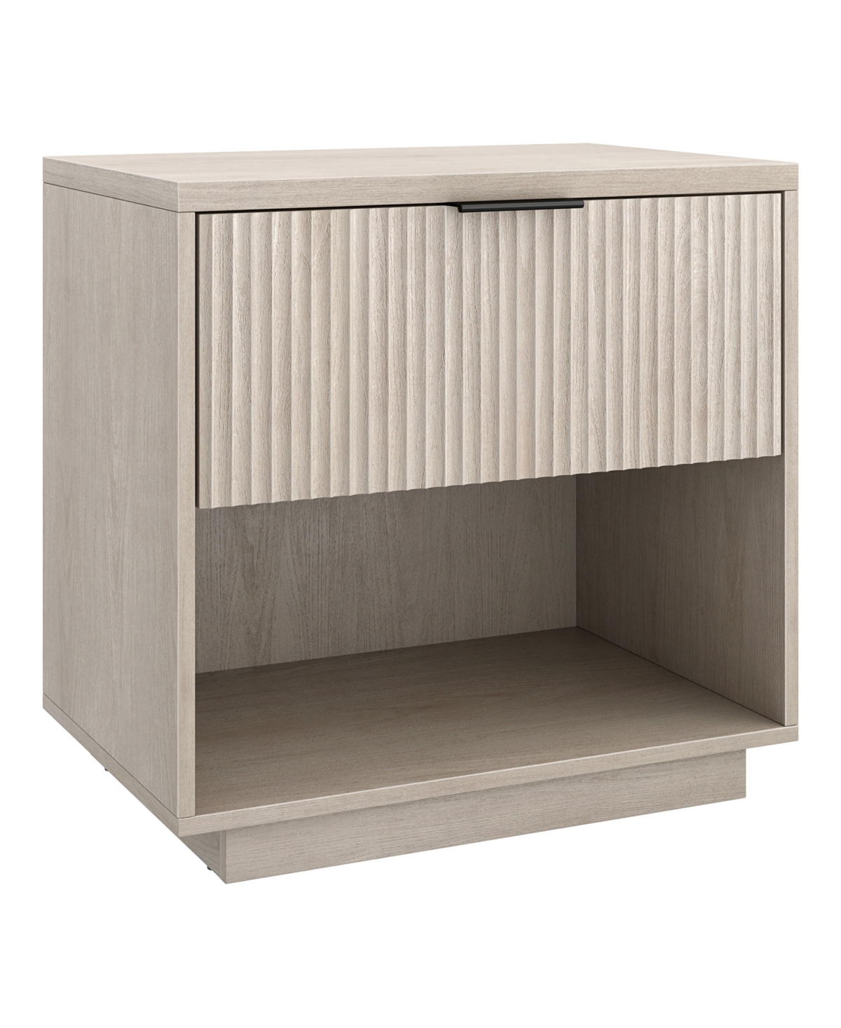 Hudson & Canal Karten 24" Wide Rectangular Fluted Nightstand