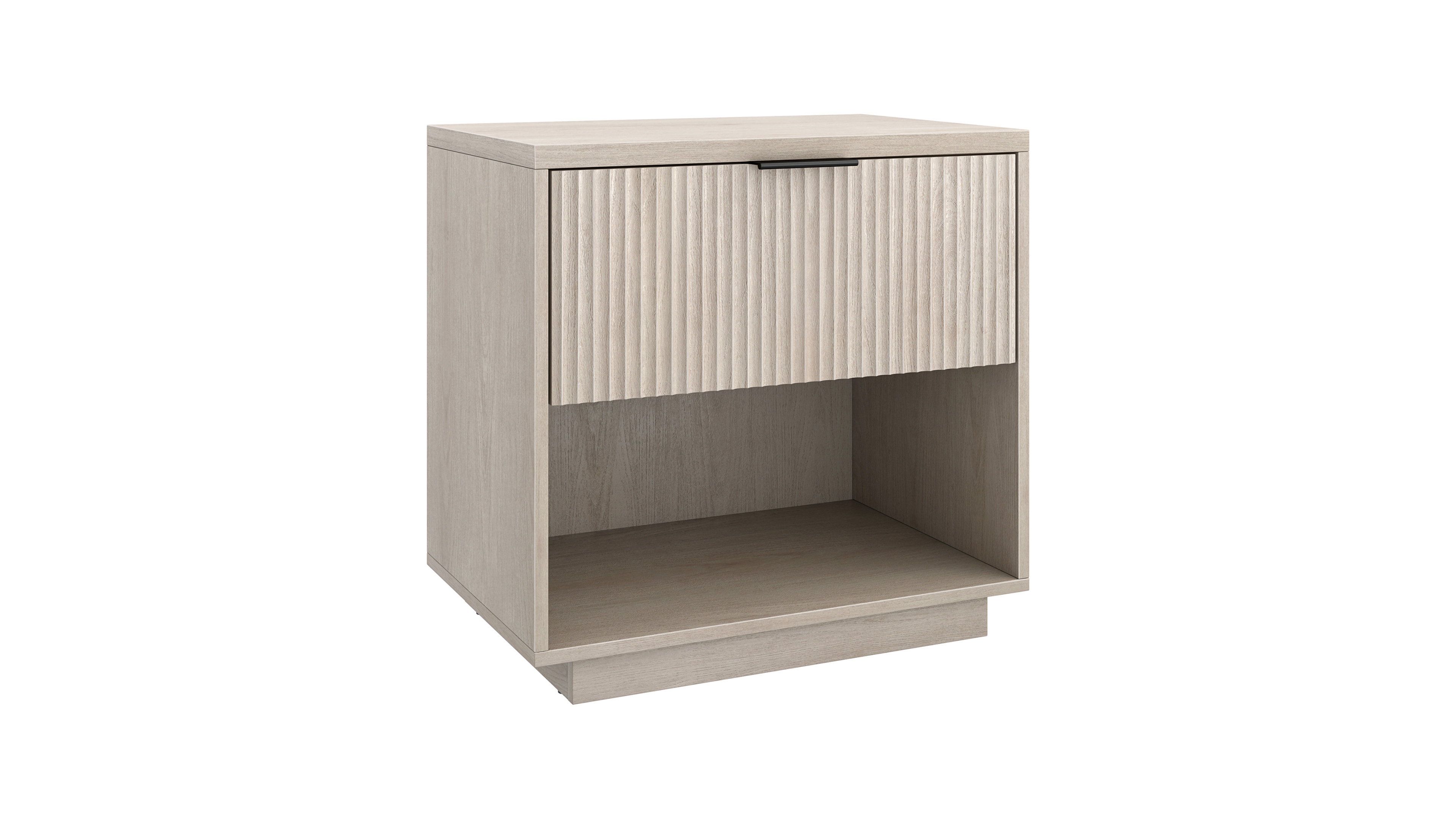 Hudson & Canal Karten 24" Wide Rectangular Fluted Nightstand